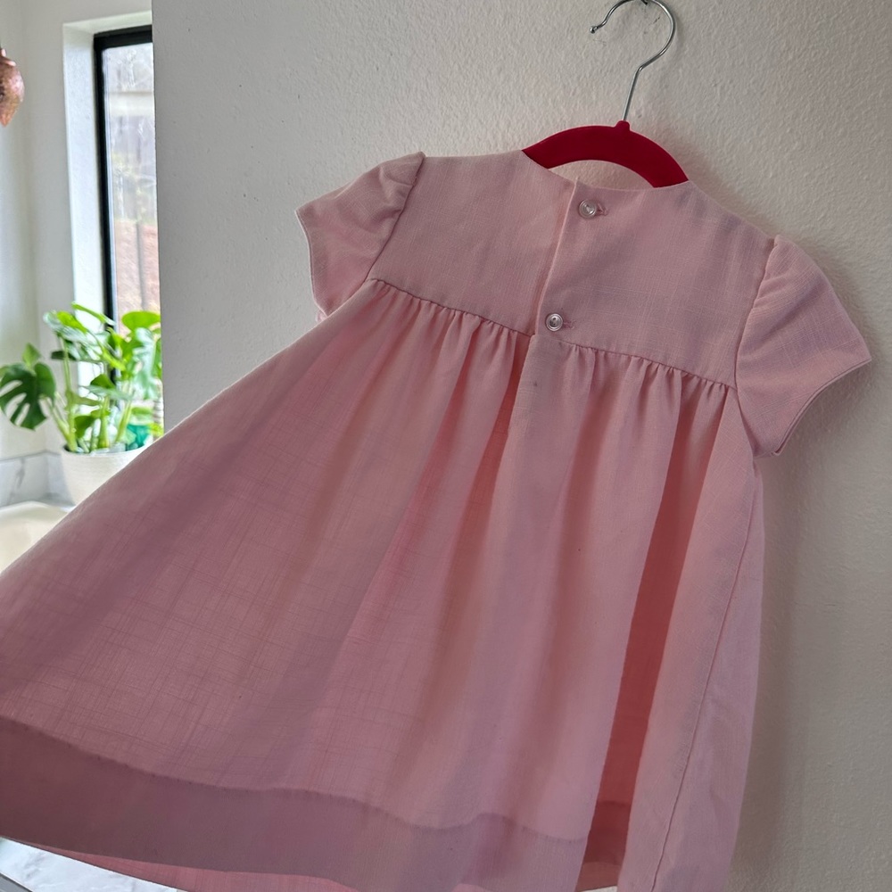 Pink Vintage Dress 2T - Picture 6 of 7
